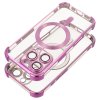 Pouzdro ANTISHOCK ELECTRO APPLE IPHONE 16 Pro Max kompatibilní s MagSafe růžové