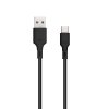 Kabel BLUE STAR 3A USB A na Typ C DC-001AC3.0 1 m černý