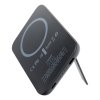 VEGER powerbank 5000 mAh s indukčním nabíjením kompatibilní s MagSafe PD QC3.0 2A 20W MagOn Kick (V0553P / W0553P) černá