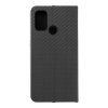 Pouzdro LUNA Book Carbon OPPO A53 2020 / A53s černé