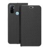 Pouzdro LUNA Book Carbon OPPO A53 2020 / A53s černé