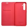Pouzdro LUNA Book Carbon SAMSUNG Galaxy A50 červené