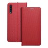 Pouzdro LUNA Book Carbon SAMSUNG Galaxy A50 červené