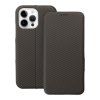 EtuizklapknaiPhone14PROMAXFolioSideMagnetbrzowe1