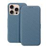 EtuizklapknaiPhone14PROMAXFolioSideMagnetniebieskie2