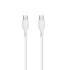 BLUE STAR kabel 3A 60W Typ C do Typ C DC-001CC3.0 1 m bílý