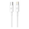 BLUE STAR kabel Typ C - Lightning 2A 12W QC3.0 PA-X12 1 m bílý