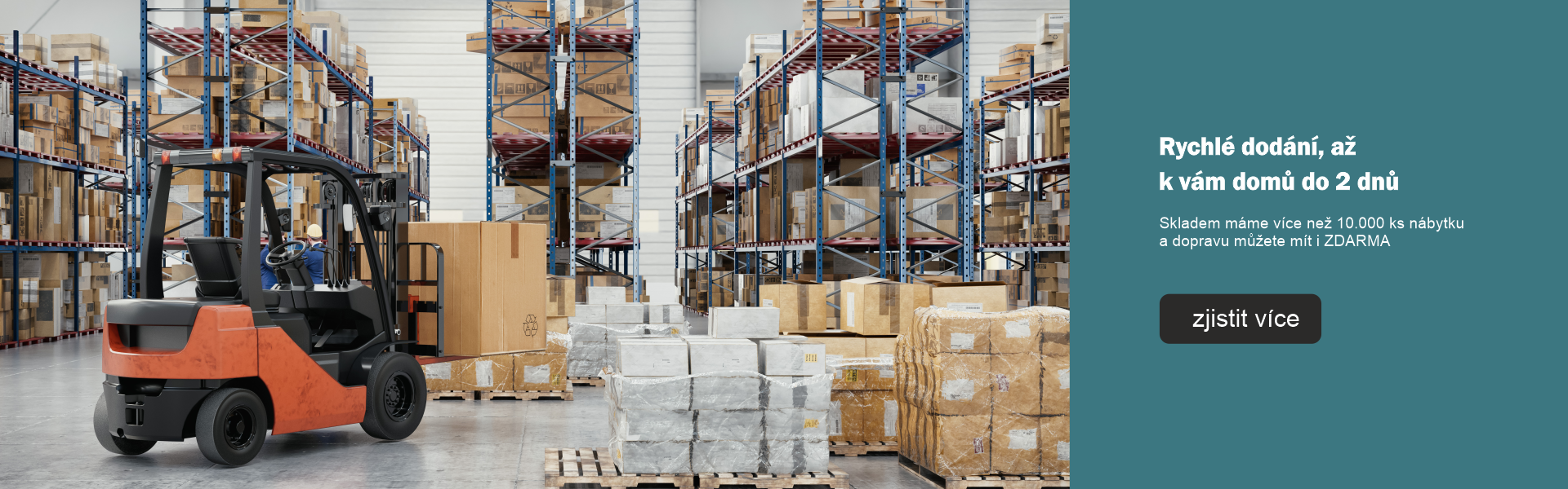 Přes 10.000 kusů nábytku skladem