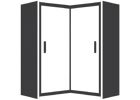 Rohové šatní skříně