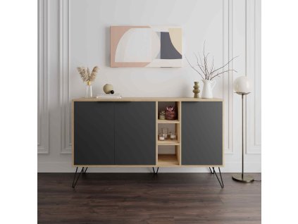 konzolovy stolik dub antracit kay vo227ba8ecrnn3he