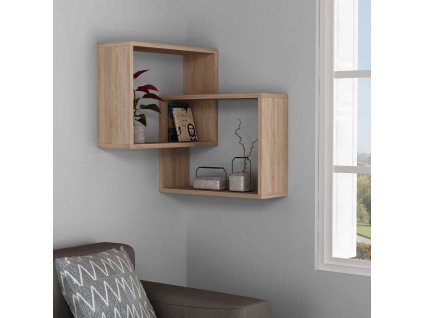 moderne dizajnove nastenna polica dub lix euzlznilgvjnrtyo