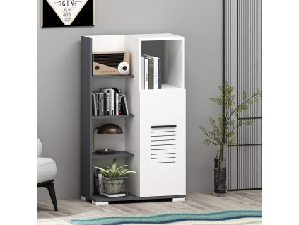 open skrinka s regalem antracit bila jaiirdgscmdf2prq
