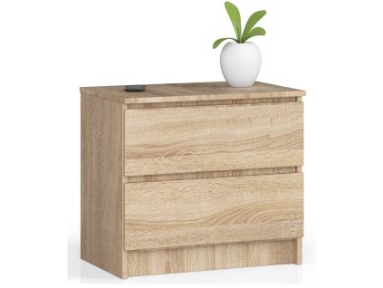 szafka nocna k 60 cm 2 szuflady dab sonoma bqzmwfhx5pgd5lbe