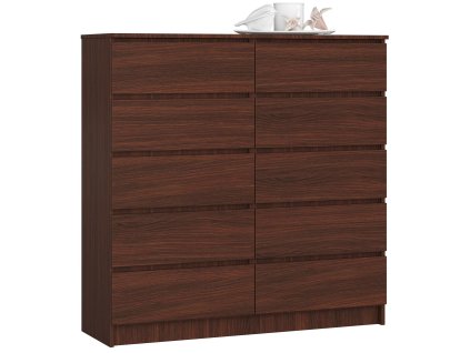 komoda k 120cm 10 szuflad wenge ecpiyyjwu2cdj2rz