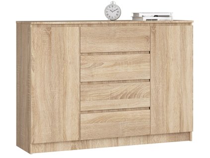 komoda k140 2 drzwi 4 szuflady sonoma tnz58vhl8kotmegc