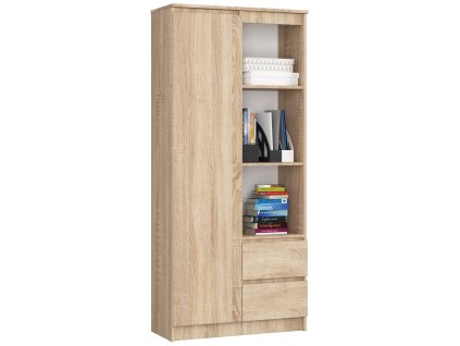 regal biurowy r 80cm clp r11 dab sonoma oynmlt0gn3nnfdt3