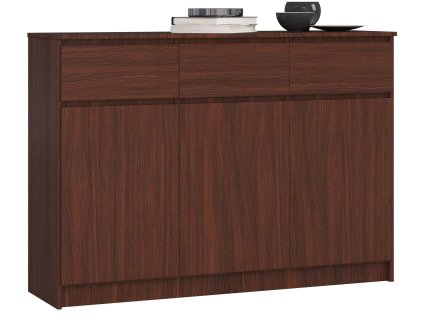 komoda k 140cm 3 drzwi 3 szuflady wenge lwasuhx1qznjrep2
