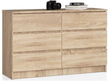 komoda k140 6 szuflad dab sonoma uoeh1ieqntbrtczd