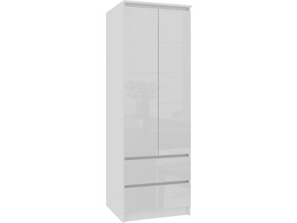szafa star k60 2 drzwi 2 szuflady akryl biala wysoki polysk t6ipswfrp6nyenb7