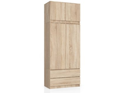 szafa z nadstawka s 90cm 2 drzwi 2 szuflady dab sonoma mpirqmvmdupgjy2d