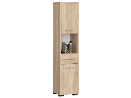 slupek regal lazienkowy fin 2d 1sz 1w dab sonoma jvbfeeowjgzgrknp
