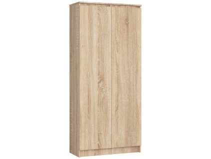 regal biurowy szafa r 80cm clp 2 drzwi 8 polki dab sonoma ara4pz8w0ea6gfll