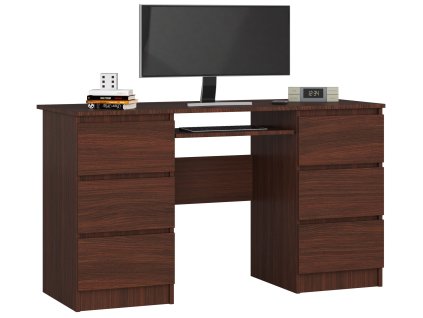 biurko komputerowe a 11 6 szuflad 135cm wenge kzgmeqevgh1zvroa