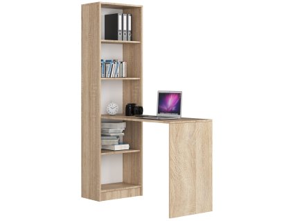 biurko z regalem smart dab sonoma pmohfxmsg51rnbpk