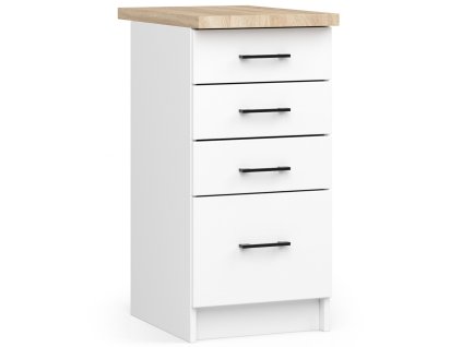 szafka kuchenna oliwia s 40cm 4s biala owlkwr43v1icdpne
