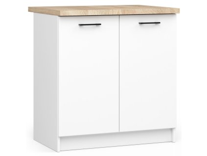 szafka kuchenna oliwia s 80cm 2d biala 5xqdhokujfsigtfa