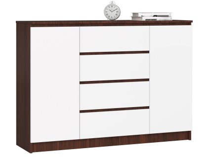 komoda k140 2 drzwi 4 szuflady wenge biala fb2zea36hnzxhlam