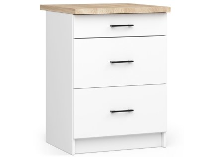 szafka kuchenna oliwia s 60cm 3s biala f9m4wtkyoda1bcay