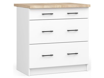 szafka kuchenna oliwia s 80cm 3s biala 119fcmoa7qqsccts