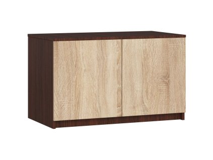 nadstawka na szafe 90 cm wenge dab sonoma 2 drzwi 0ppdemtmxxi3vusc