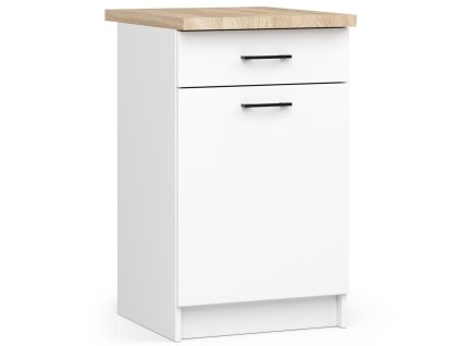 szafka kuchenna oliwia s 50cm 1d 1s biala biq0ovs1iojqe9ua