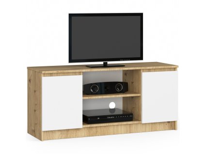 szafka rtv 120 cm pod telewizor dab artisan biala ftntfdljklo1uww9