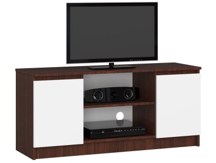 szafka rtv k120 2d 1p wenge biala nhkm20mk6adu46mm