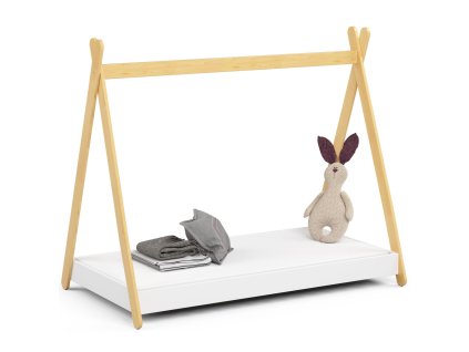 lozko dzieciece 160x80 gem z materacem biale jb26s99gt96kqxgd