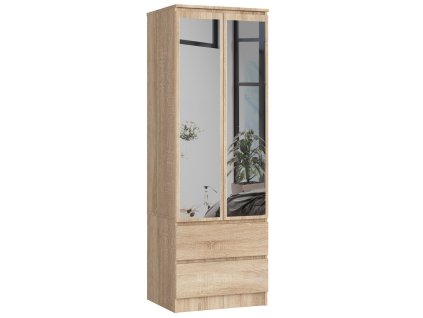 szafa star s 60 cm z lustrem 2 drzwi 2 szuflady dab sonoma 88tsl7sbtxz7bboe