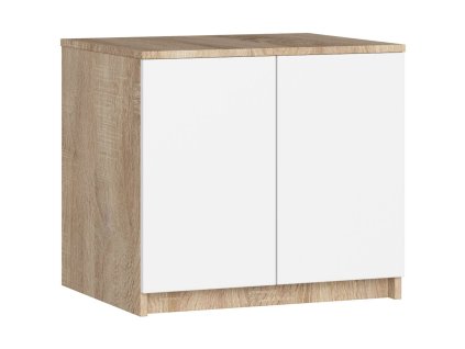 nadstawka na szafe 60 cm dab sonoma biala 2 drzwi mfudokxliau3f3pz