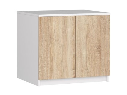 nadstawka na szafe 60 cm biala dab sonoma 2 drzwi wffbsh3keu0lo8kv