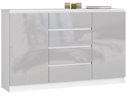 komoda k160 2 drzwi 4 szuflady metalik wysoki polysk t0zx9lsdd0fe0yhq