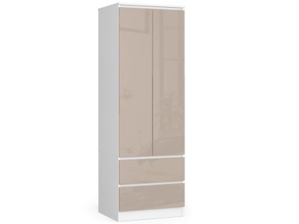 szafa do salonu 60 cm star biala cappuccino polysk qfu6vs2gwpxyhxar