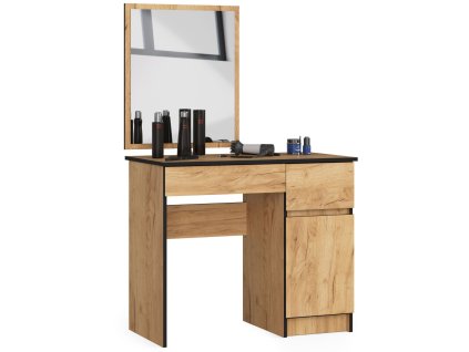 toaletka kosmetyczna z lustrem p 2sl 500x600 prawa dab craft knsuiyw490q09twr