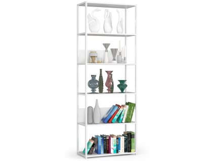regal loftowy metalowy 70 cm bialy bialy 6 polek aakteuux3sxsoskx