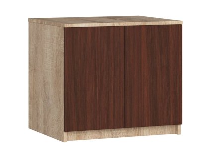 nadstawka na szafe 60 cm dab sonoma wenge 2 drzwi plr2npcinmypyfkb