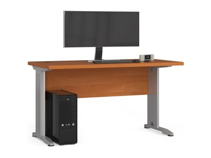 biurko komputerowe bm 135 cm z metalowymi nogami olcha je21p05ldo5ipzyc