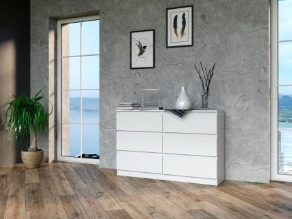 komoda m6 120 biela aranz 2