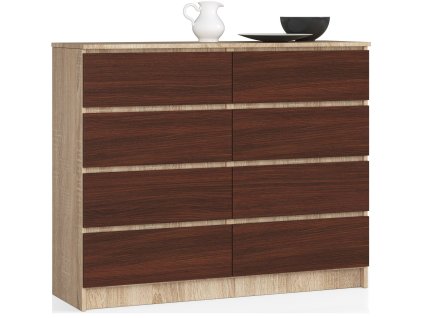 komoda k120 8 szuflad sonoma wenge omezwezredhd0wfu