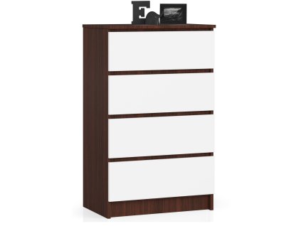 komoda k60 4 szuflady wenge biala 00tuhq0ssopwzqtj